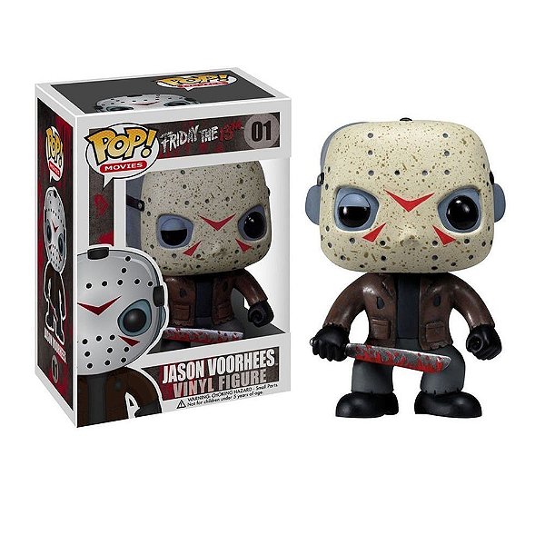 Funko Pop Jason - Voorhes #01 Vinil 9,5 Cm Oficial Funko Vinil 9,5 cm Oficial Funko