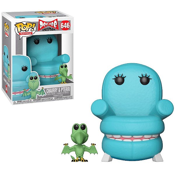 Funko Pop Pee-Wee Playhouse Chairry - & Pterri #646 Vinil 9,5 Cm Oficial Funko Vinil 9,5 cm Ofici...