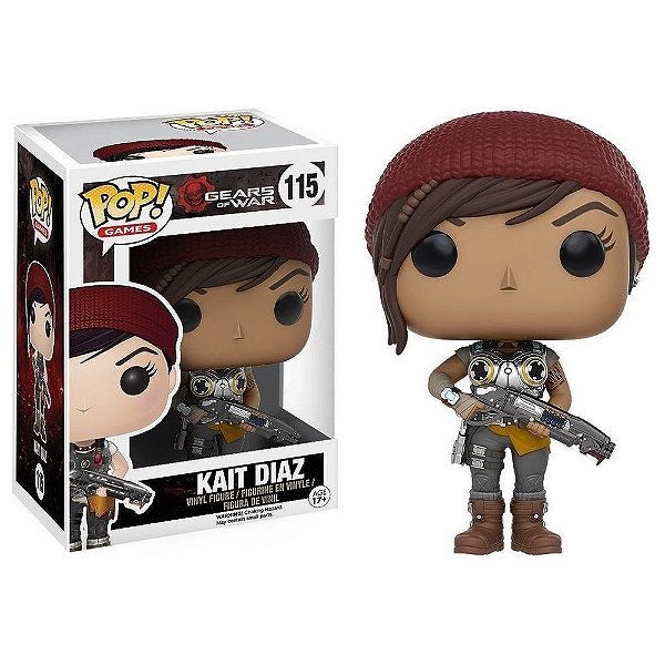 Funko Pop Gears Of War - Krait Diaz #115 Vinil 9,5 Cm Oficial Funko Vinil 9,5 cm Oficial Funko