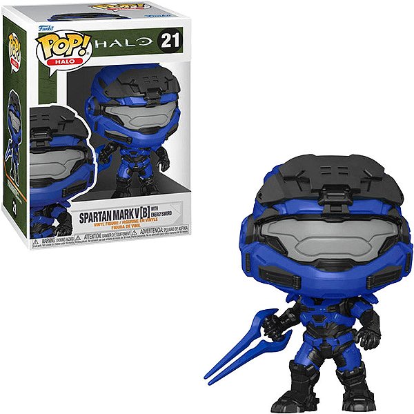 Funko Pop Halo 2 Spartan Mark V B - W/Energy Sword #21 Vinil 9,5 Cm Oficial Funko Vinil 9,5 cm Of...