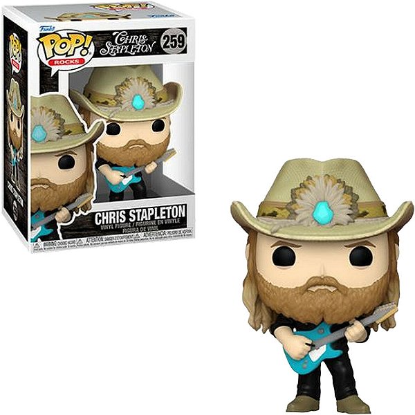 Funko Pop Rocks - Chris Stapleton #259 Vinil 9,5 Cm Oficial Funko Vinil 9,5 cm Oficial Funko