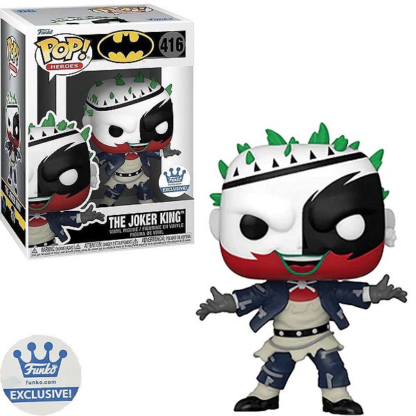 Funko Pop Heroes Batman The - Joker King #416 Vinil 9,5 Cm Oficial Funko Vinil 9,5 cm Oficial Funko
