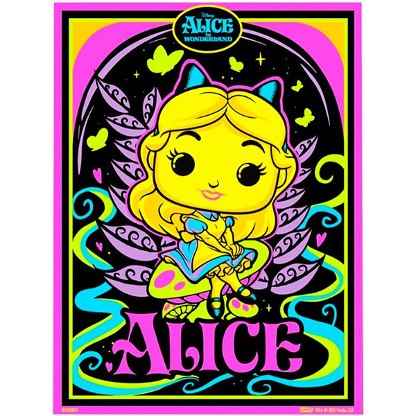 Funko Pop Poster Alice - Wonderland Alice #55991 Vinil 9,5 Cm Oficial Funko Vinil 9,5 cm Oficial ...