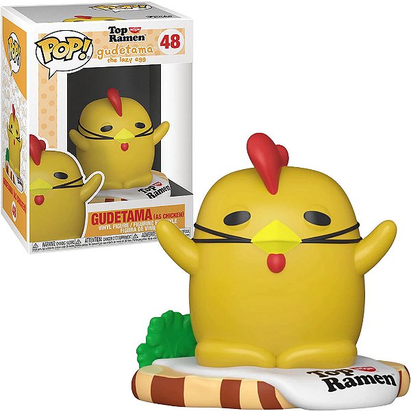 Funko Pop Nissin Top Ramen - Gudetama W/Chicken #48 Vinil 9,5 Cm Oficial Funko Vinil 9,5 cm Ofici...