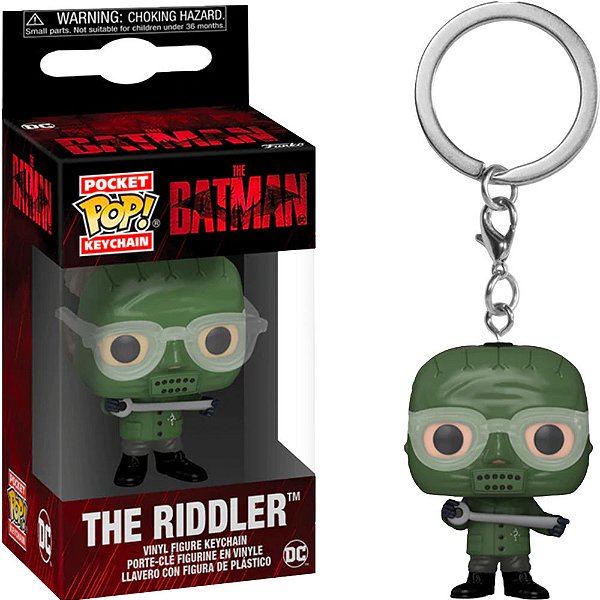 Funko Pop Keychain The Batman - The Riddler #59285 Vinil 9,5 cm Oficial Funko