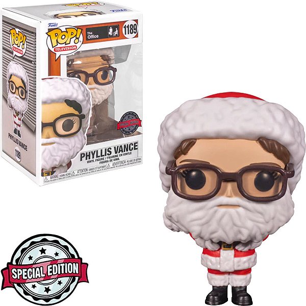 Funko Pop The Office Phyllis - Vance W/Santa #1189 Vinil 9,5 Cm Oficial Funko Vinil 9,5 cm Oficia...