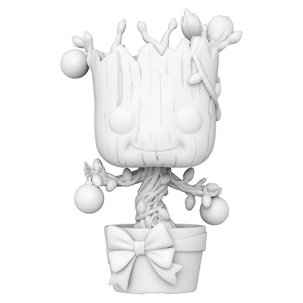 Funko Pop Marvel Holiday - Groot D.I.Y. #399 Vinil 9,5 cm Oficial Funko