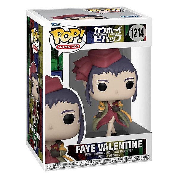 Funko Pop Cowboy Bebop - Faye Valentine #1214 Vinil 9,5 Cm Oficial Funko Vinil 9,5 cm Oficial Funko