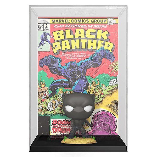 Funko Pop Marvel Cover Comic - Black Phanter #64068 Vinil 9,5 Cm Oficial Funko Vinil 9,5 cm Ofici...