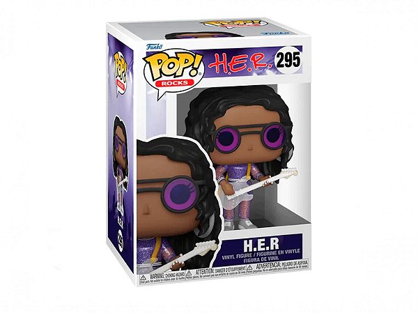 Funko Pop Rocks - H.E.R H.E.R #295 Vinil 9,5 Cm Oficial Funko Vinil 9,5 cm Oficial Funko