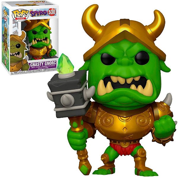 Funko Pop Spyro The Dragon 2 - Gnasty Gnorc #530 Vinil 9,5 Cm Oficial Funko Vinil 9,5 cm Oficial ...