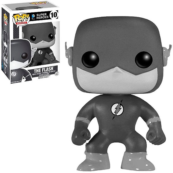 Funko Pop Heroes Universe The Flash Black - & White #10 Vinil 9,5 Cm Oficial Funko Vinil 9,5 cm O...