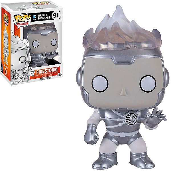 Funko Pop Heroes Firestorm - White Lantern #91 Vinil 9,5 Cm Oficial Funko Vinil 9,5 cm Oficial Funko