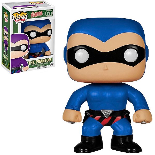 Funko Pop The Phantom The - Phantom Blue #67 Vinil 9,5 Cm Oficial Funko Vinil 9,5 cm Oficial Funko
