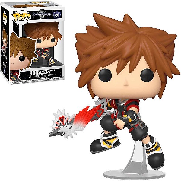 Funko Pop Kingdom Hearts Sora - W/Ultima Weapon (Temporada 2) #620 Vinil 9,5 Cm Oficial Funko Vin...
