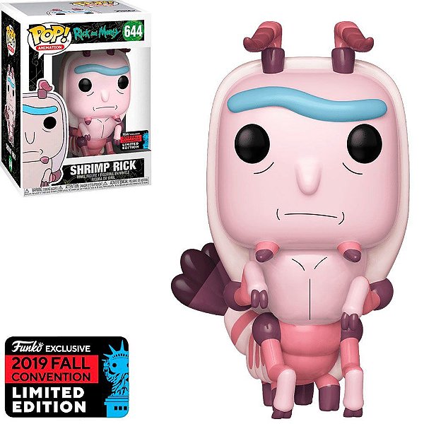 Funko Pop Rick Morty - Shrimp Rick #644 Vinil 9,5 Cm Oficial Funko Vinil 9,5 cm Oficial Funko