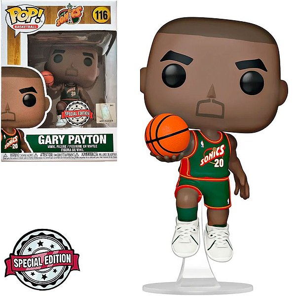 Funko Pop Nba Legends - Gary Payton #116 Vinil 9,5 Cm Oficial Funko Vinil 9,5 cm Oficial Funko