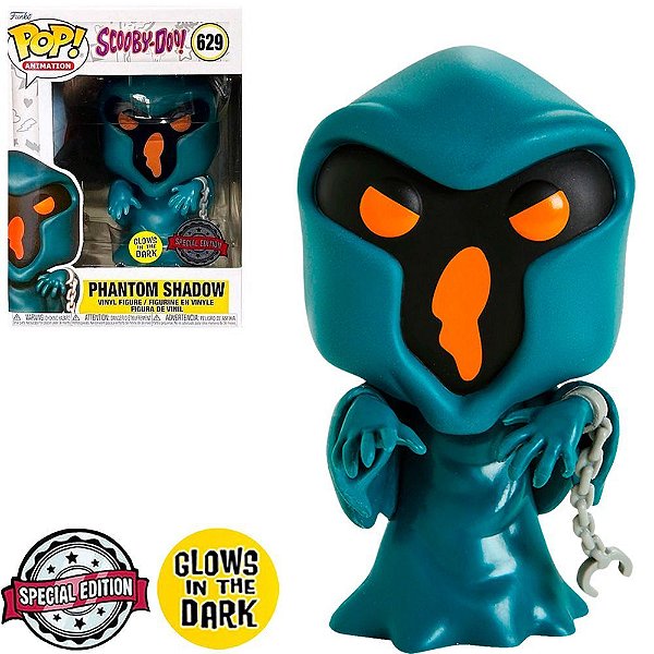 Funko Pop Scooby-Doo 2 Phantom - Shadow Glow #629 Vinil 9,5 Cm Oficial Funko Vinil 9,5 cm Oficial...