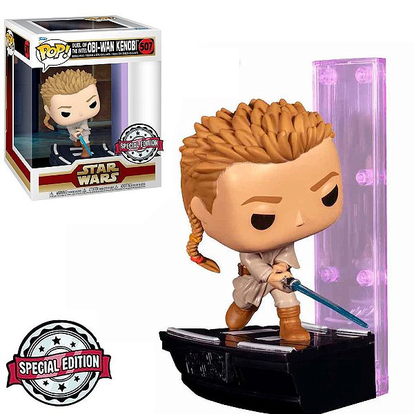 Funko Pop Star Wars Duel The Fates - Obi-Wan Kenobi #507 Vinil 9,5 Cm Oficial Funko Vinil 9,5 cm ...