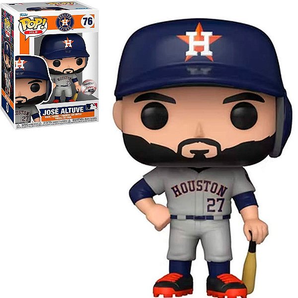 Funko Pop Mlb Astros - Jose Altuve #76 Vinil 9,5 Cm Oficial Funko Vinil 9,5 cm Oficial Funko