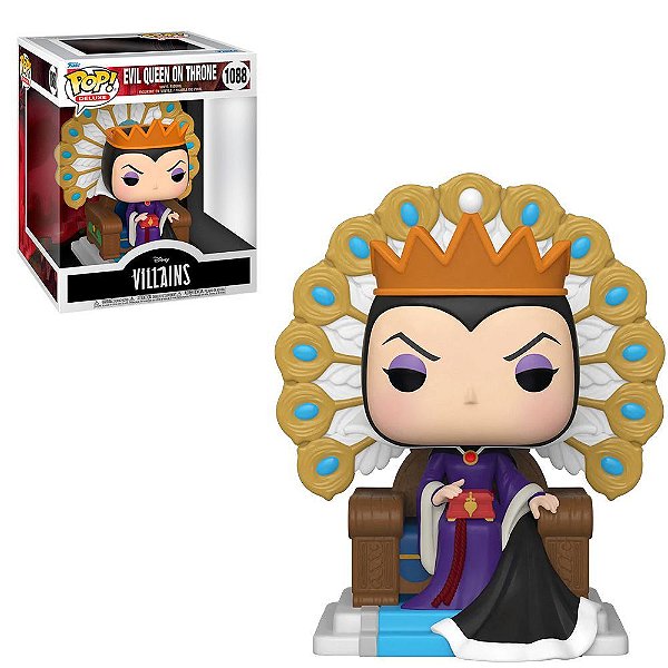 Funko Pop Disney Villains Evil Queen - On Throne #1088 Vinil 9,5 Cm Oficial Funko Vinil 9,5 cm Of...