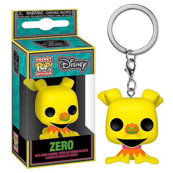 Funko Pop Keychain Disney Blacklight - Nbc Zero #63969 Vinil 9,5 Cm Oficial Funko Vinil 9,5 cm Of...