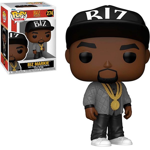 Funko Pop Rocks Biz Markie - Biz Markie #274 Vinil 9,5 Cm Oficial Funko Vinil 9,5 cm Oficial Funko