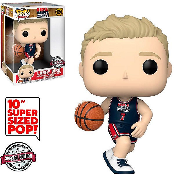 Funko Pop Nba Usa - Larry Bird #124 Vinil 9,5 Cm Oficial Funko Vinil 9,5 cm Oficial Funko