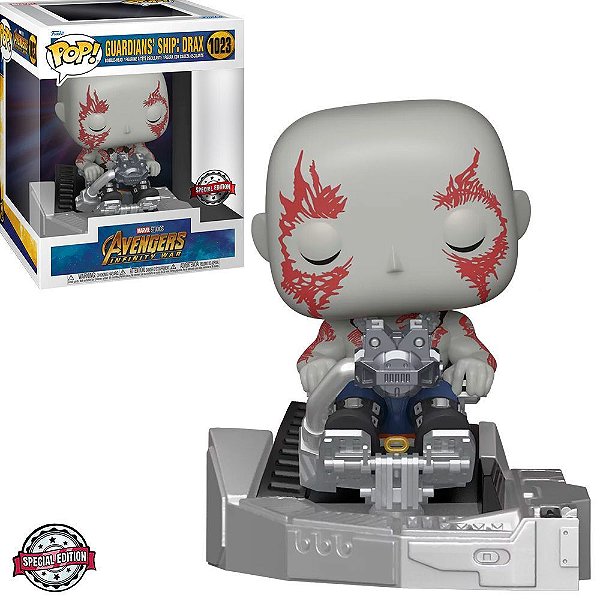 Funko Pop Marvel Infinity Guardins - Ship Drax #1023 Vinil 9,5 Cm Oficial Funko Vinil 9,5 cm Ofic...