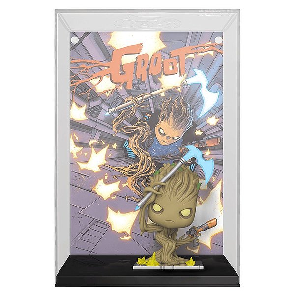 Funko Pop Marvel Cover Guardians - Galaxy Groot #12 Vinil 9,5 Cm Oficial Funko Vinil 9,5 cm Ofici...