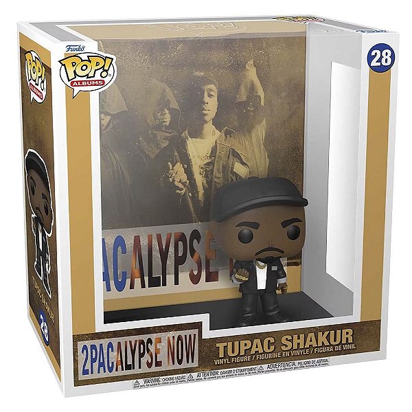 Funko Pop Rocks Albums Tupac Shakur - 2Paclypse Now #28 Vinil 9,5 cm Oficial Funko