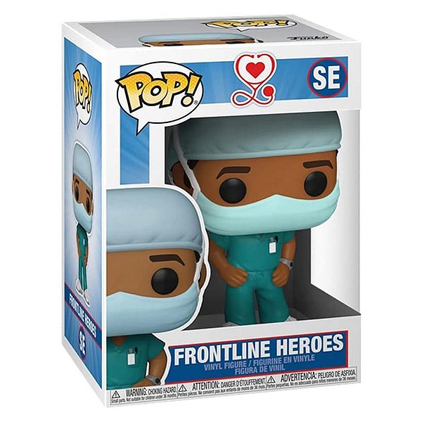 Funko Pop Frontline Heroes - Male Se #54155 Vinil 9,5 Cm Oficial Funko Vinil 9,5 cm Oficial Funko