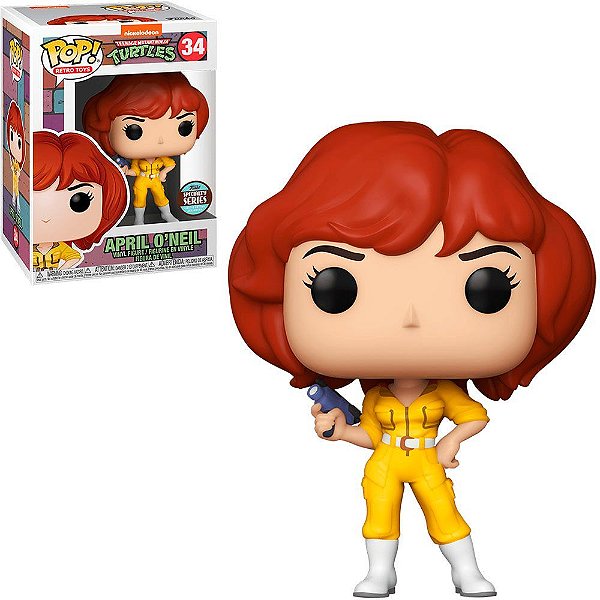 Funko Pop Turtles Ninja - April O,Neil #34 Vinil 9,5 Cm Oficial Funko Vinil 9,5 cm Oficial Funko
