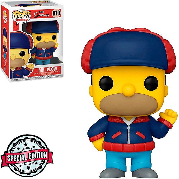 Funko Pop The Simpsons - Hommer Mr.Plow #910 Vinil 9,5 Cm Oficial Funko Vinil 9,5 cm Oficial Funko