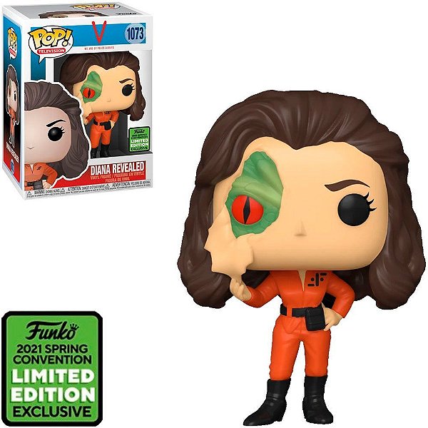 Funko Pop V Diana - W/Lizard Face #1073 Vinil 9,5 Cm Oficial Funko Vinil 9,5 cm Oficial Funko