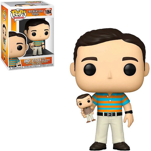 Funko Pop The 40-Year-Old Virgin - Andy Stitzer #1064 Vinil 9,5 Cm Oficial Funko Vinil 9,5 cm Ofi...