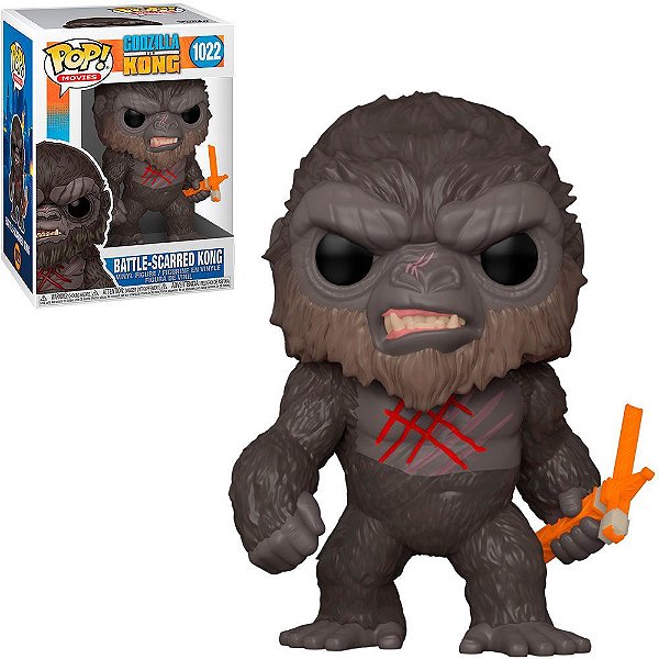 Funko Pop Godzilla Vs Kong - Kong Battle-Scarred #1022 Vinil 9,5 Cm Oficial Funko Vinil 9,5 cm Of...