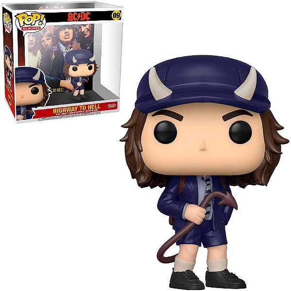 Funko Pop Rocks Albums Ac/Dc Highway - To Hell #09 Vinil 9,5 Cm Oficial Funko Vinil 9,5 cm Oficia...