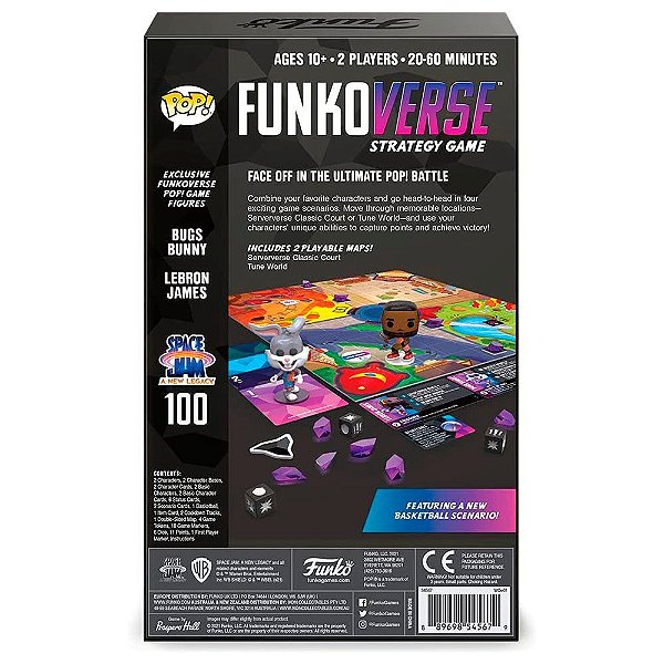 Funko Pop Funko Verse Strtegy Game Space Jam - Legacy Pack #54567 Vinil 9,5 Cm Oficial Funko Vini...
