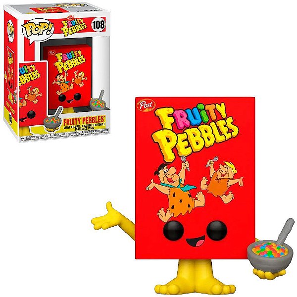 Funko Pop Fruity Pebbles - Fruity Pebbles #108 Vinil 9,5 Cm Oficial Funko Vinil 9,5 cm Oficial Funko