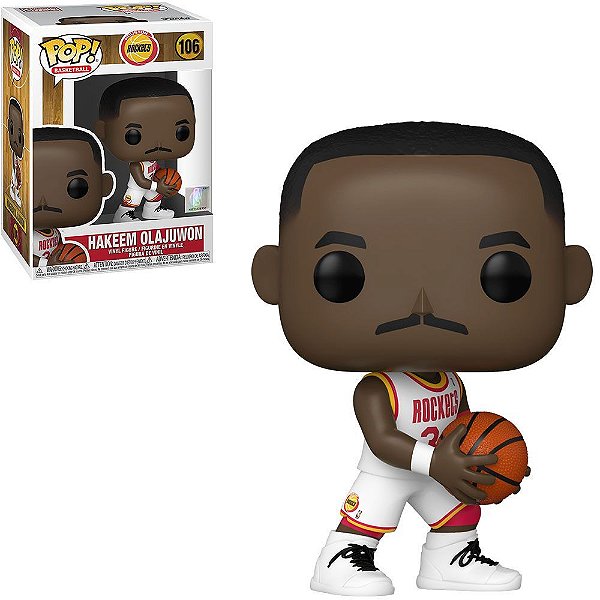 Funko Pop Nba Legends - Hakeem Olajuwon #106 Vinil 9,5 Cm Oficial Funko Vinil 9,5 cm Oficial Funko