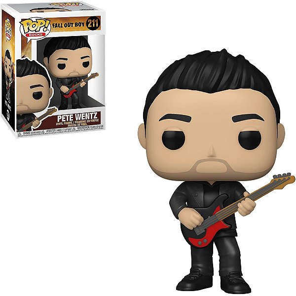 Funko Pop Rocks Fall Out Boy - Pete Wentz #211 Vinil 9,5 Cm Oficial Funko Vinil 9,5 cm Oficial Funko