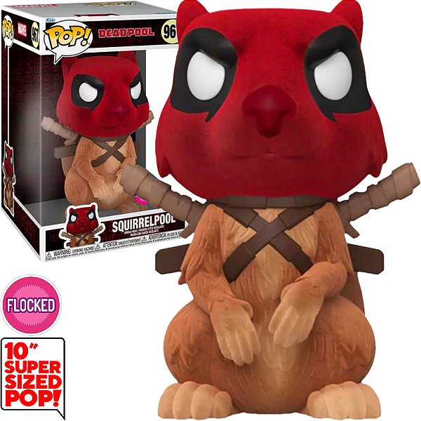 Funko Pop Marvel Deadpool - 30Th Squirrelpool #967 Vinil 9,5 cm Oficial Funko