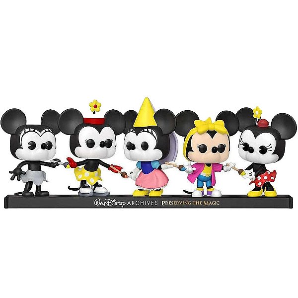Funko Pop Disney Minnie Mouse - Minnie 5Pack #58084 Vinil 9,5 cm Oficial Funko