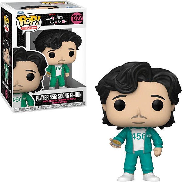 Funko Pop Squid Game Round 6 Player 456 - Seong Gi-Hun #1222 Vinil 9,5 Cm Oficial Funko Vinil 9,5...