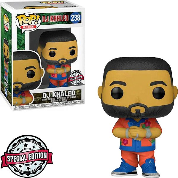 Funko Pop Rocks Dj Khaled Dj Khaled - New Outfit #238 Vinil 9,5 Cm Oficial Funko Vinil 9,5 cm Ofi...