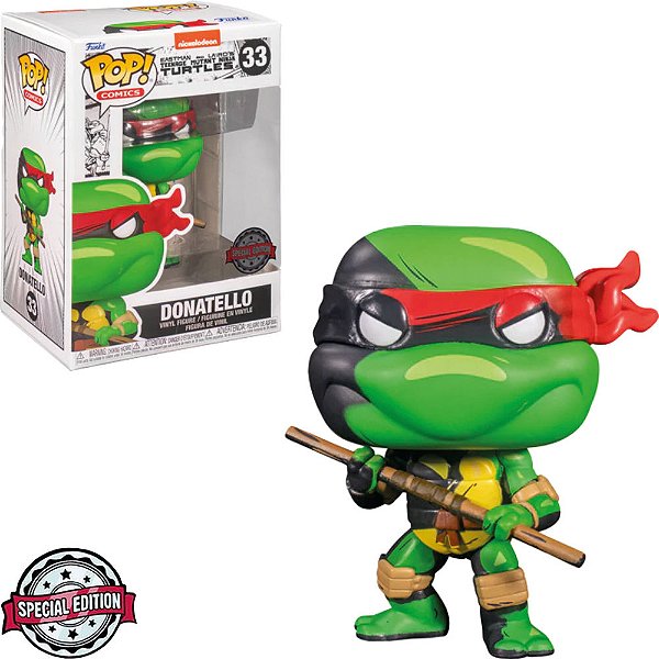 Funko Pop Turtles Ninja - 1984 Donatello #33 Vinil 9,5 Cm Oficial Funko Vinil 9,5 cm Oficial Funko