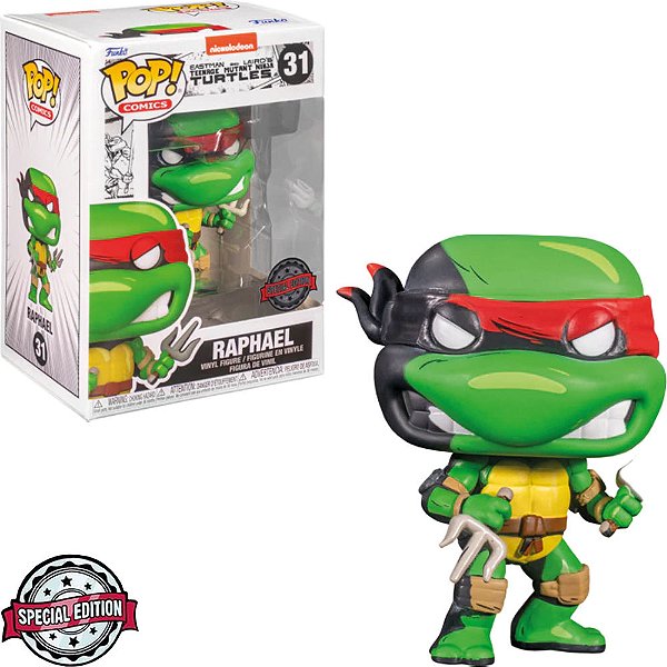 Funko Pop Turtles Ninja - 1984 Raphael #31 Vinil 9,5 Cm Oficial Funko Vinil 9,5 cm Oficial Funko