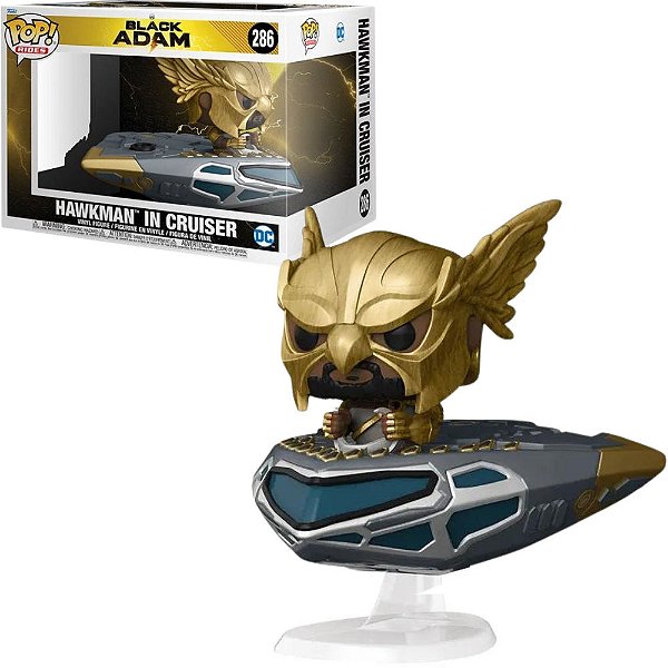 Funko Pop Black Adam Hawkman - In Cruiser #286 Vinil 9,5 Cm Oficial Funko Vinil 9,5 cm Oficial Funko