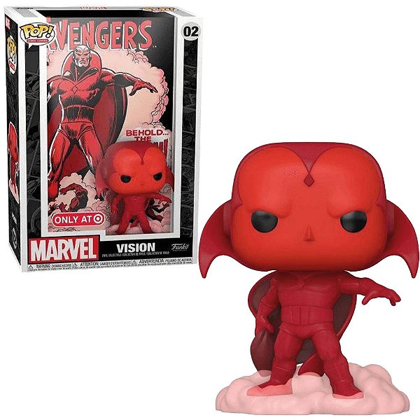 Funko Pop Marvel - Cover Vision #02 Vinil 9,5 Cm Oficial Funko Vinil 9,5 cm Oficial Funko